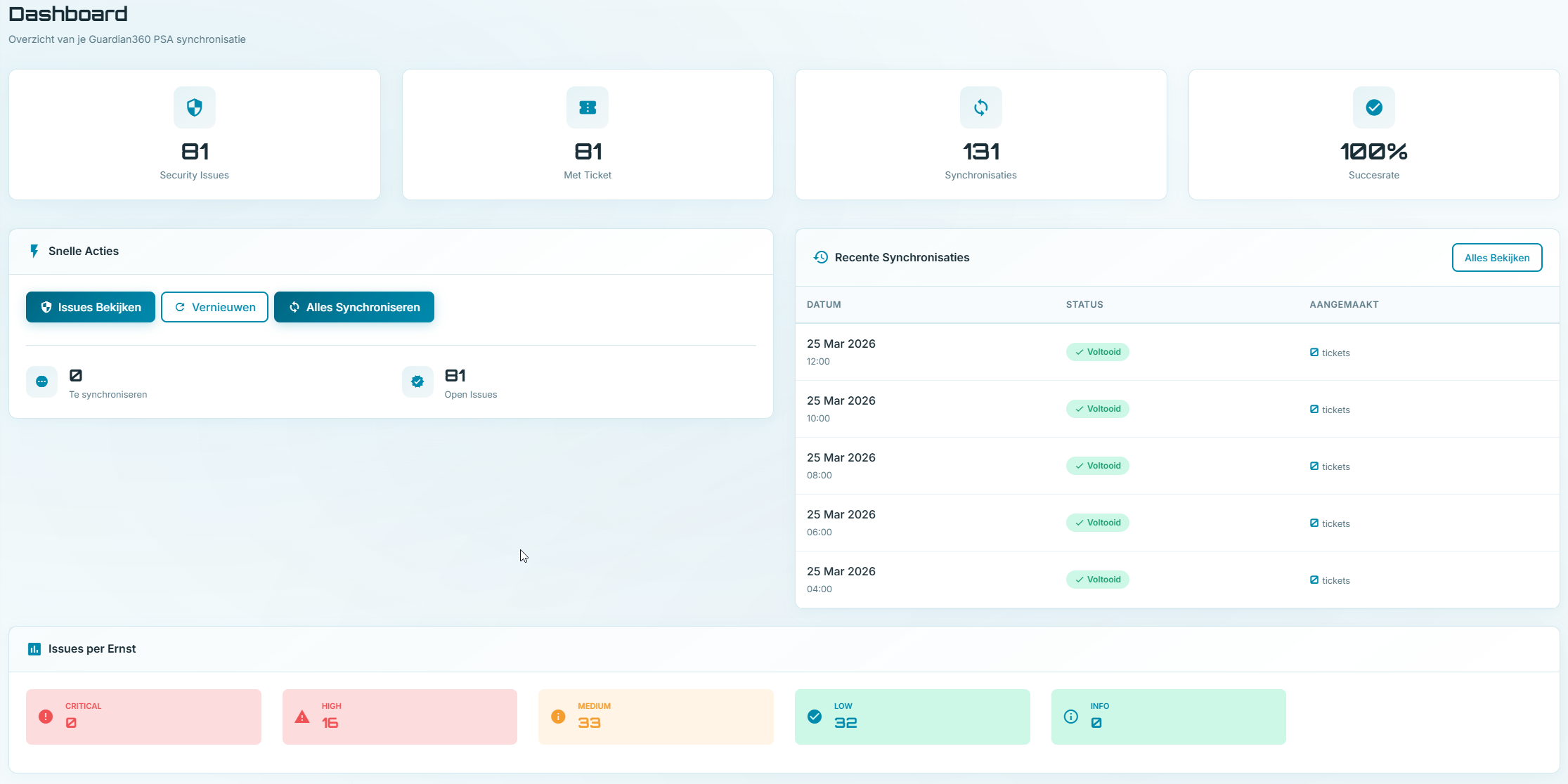 Integration von Guardian360 mit HaloPSA in MSP Connect